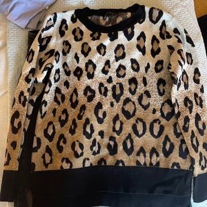 Ann Taylor animal print sweater